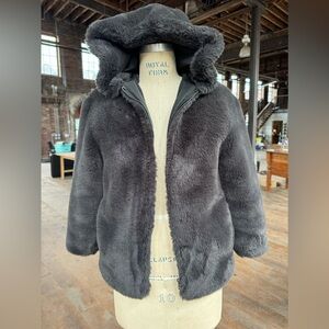 Kids Zara faux fur coat